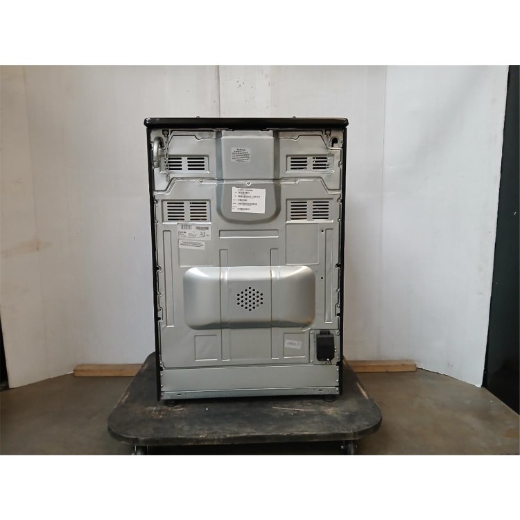 Refurbished electriQ 60cm Dual Fuel Cooker with Double Oven Black