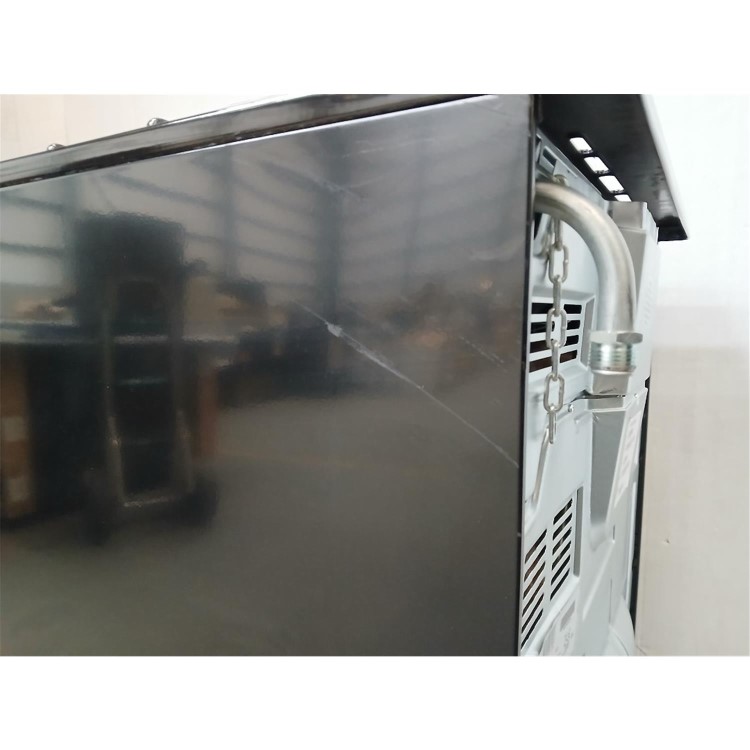 Refurbished electriQ 60cm Dual Fuel Cooker with Double Oven Black