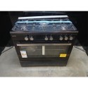 79161593/1/EQRANGE90GASBLACK Refurbished electriQ 90cm Gas Range Cooker Black