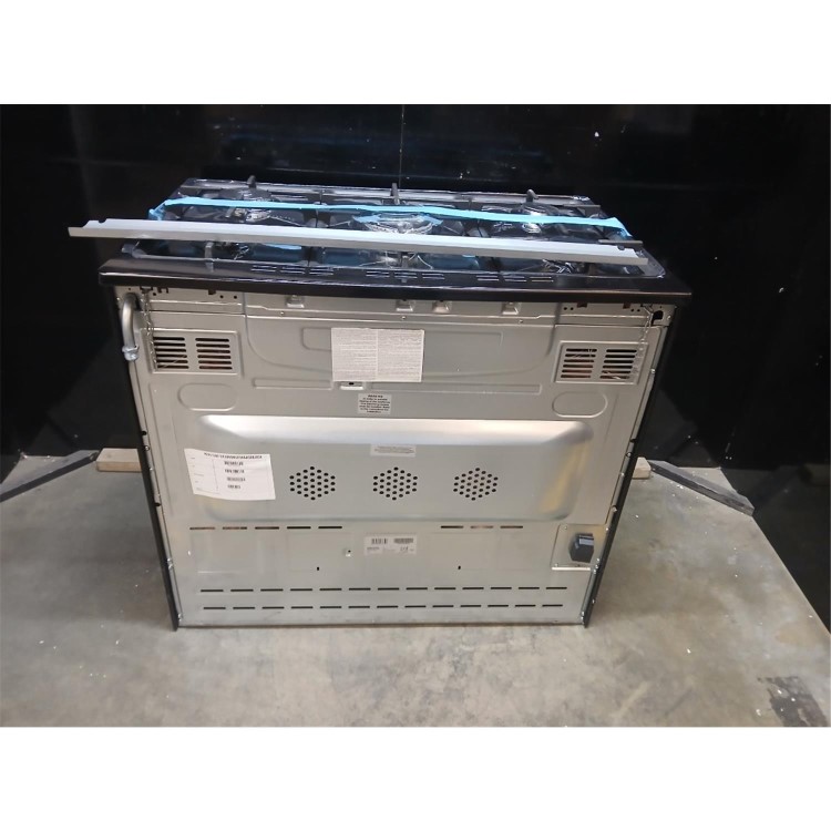Refurbished electriQ 90cm Gas Range Cooker Black
