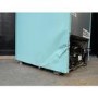 Refurbished electriQ 153 Litre 50/50 Retro Freestanding Fridge Freezer - Blue Total No Frost