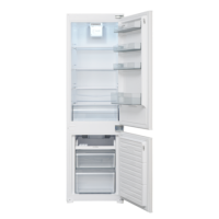 electriQ 243 Litre 177cm Frost Free 70/30 Integrated Fridge Freezer - White with Sliding Door Hinge