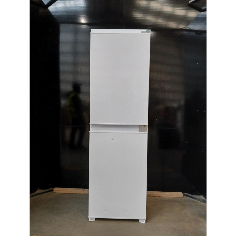 GRADE A3 - electriQ 230 Litre 177cm Frost Free 50/50 Integrated Fridge Freezer - White with Sliding Door Hinge