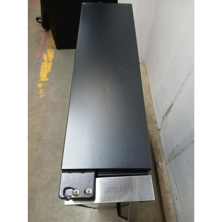 Refurbished electriQ 7 Bottle Freestanding Under Counter Wine Cooler - Stainless Steel