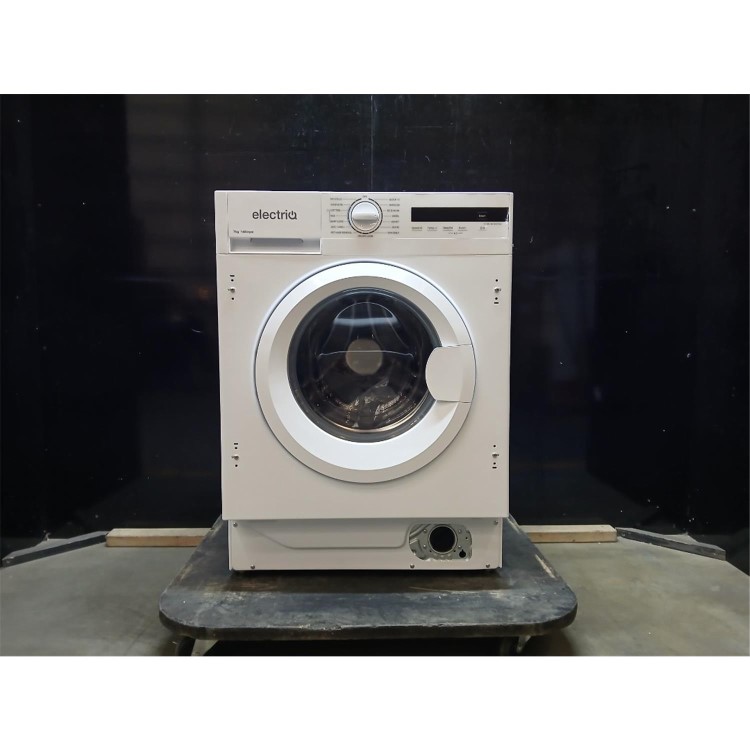 GRADE A2 - electriQ 7kg 1400rpm Integrated Washing Machine - White