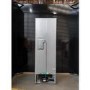 GRADE A2 - electriQ 206 Litre Frost Free Freestanding Freezer - Stainless Steel