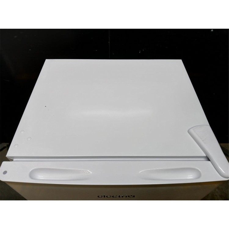 Refurbished electriQ 62 Litre Freestanding Under Counter Fridge with Ice Box - White