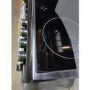 GRADE A2 - electriQ 60cm Double Oven Electric Cooker - Cream