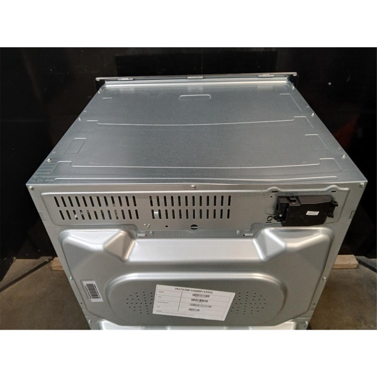 GRADE A2 - electriQ Built-In Electric Double Oven - Stainless Steel