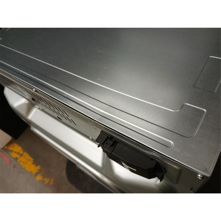 GRADE A2 - electriQ Built-In Electric Double Oven - Stainless Steel