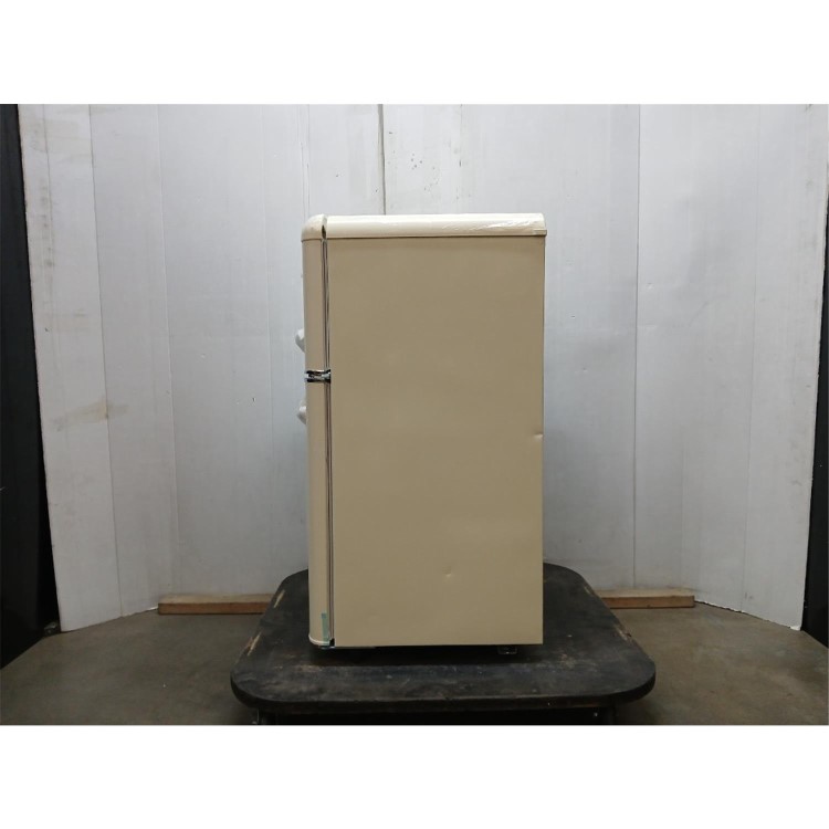 GRADE A2 - electriQ 80 Litre 70/30 Retro Freestanding Fridge Freezer – Cream
