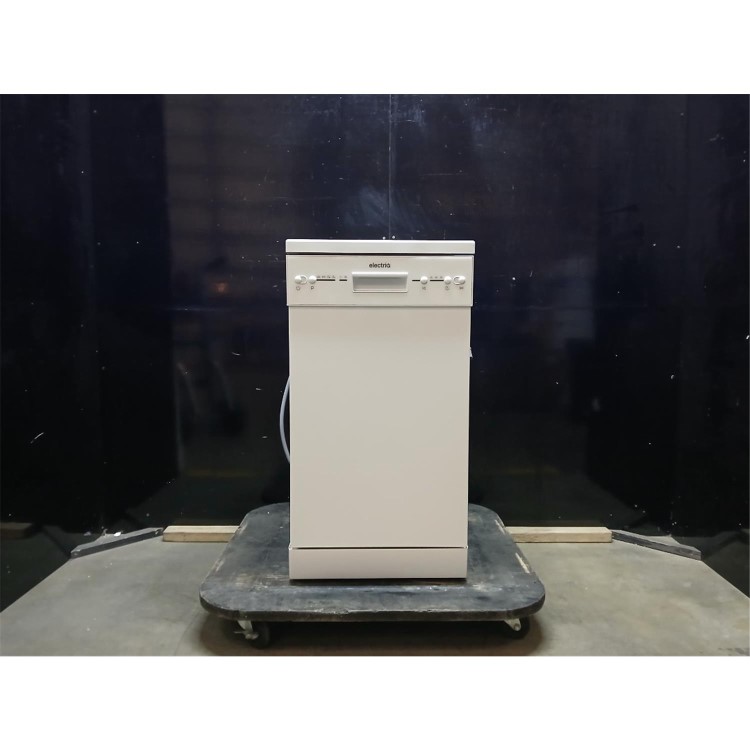 GRADE A2 - electriQ Freestanding Slimline Dishwasher - White