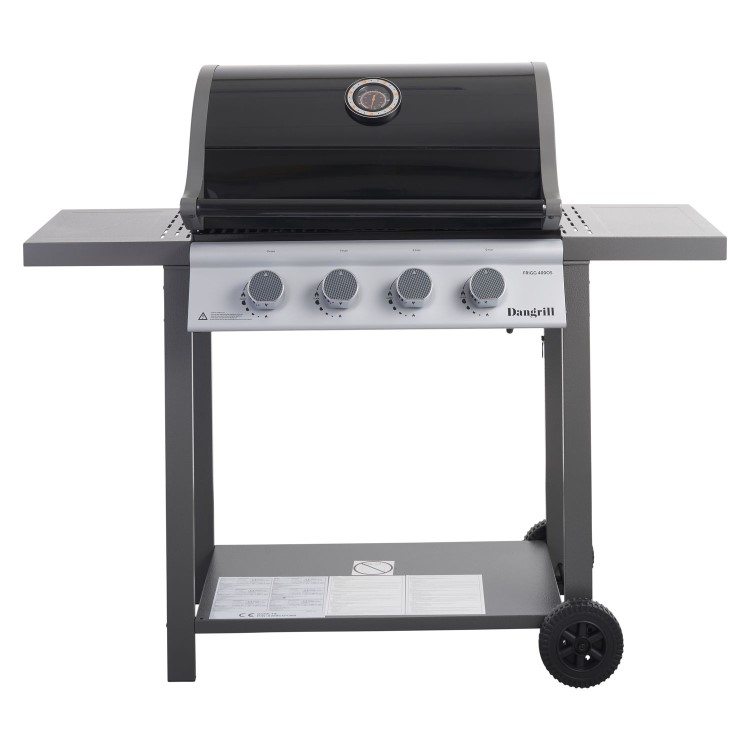 Dangrill 95282 4 Burner Gas BBQ - Award winning Scandanavian Design - New for 2020