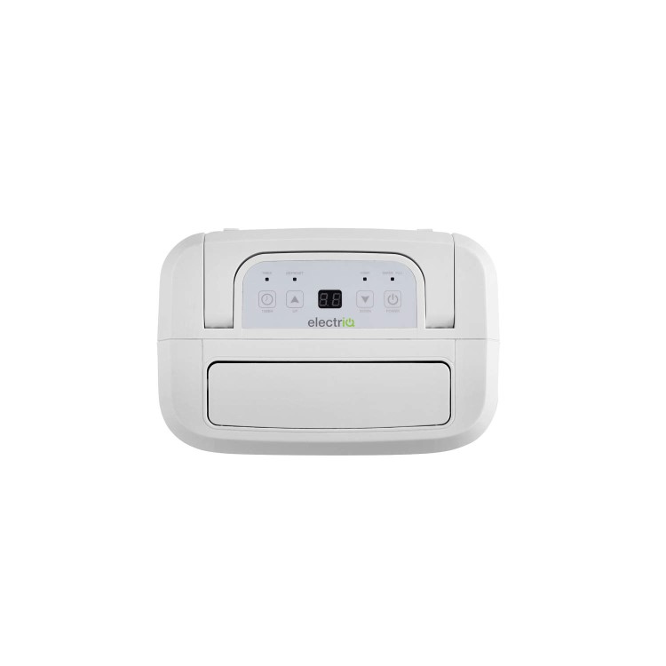 GRADE A1 - electriQ Quiet 10 litre dehumidifier with Humidistat for up to 3 bed house