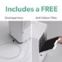 Refurbished electriQ 10 Litre Dehumidifier with Humidistat Laundry Mode and Odour Filter