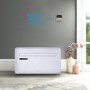 GRADE A5 - electriQ 12000 BTU Wall Mounted Heat Pump Air Conditioner with Smart App for rooms up to 35 sqm 