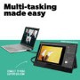 GRADE A2 - electriQ 15.6" IPS UHD 4K Touch Screen USB-C Portable Monitor