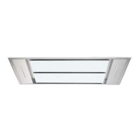 electriQ 110cm Flush to Ceiling Cooker Hood - Stainless Steel