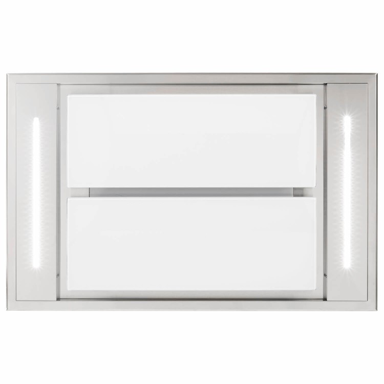 electriQ 110cm Flush to Ceiling Cooker Hood - Stainless Steel