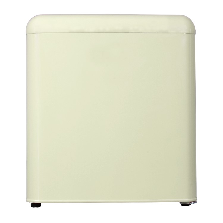 GRADE A1 - electriQ 45 Litre Freetanding Table Top Fridge Retro 48cm Wide - Cream