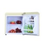GRADE A1 - electriQ 45 Litre Freetanding Table Top Fridge Retro 48cm Wide - Cream