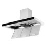 Refurbished electriQ EIQTOUCH90SLIM 90cm Slimline Touch Cooker Hood Stainless Steel