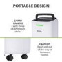 GRADE A2 - electriQ 12L Quiet Low-Energy Dehumidifier and  Air Purifier