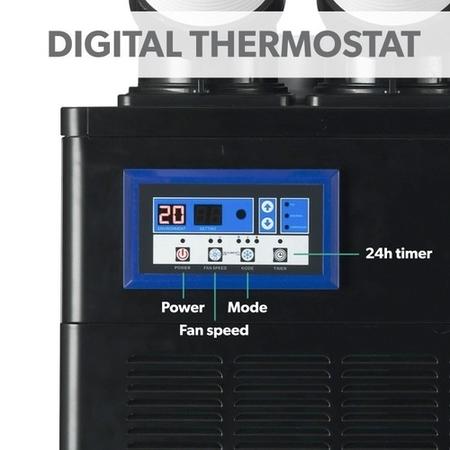 Refurbished electriQ 18000 BTU Portable Commercial Air Conditioner - Heavy Duty Metal Body