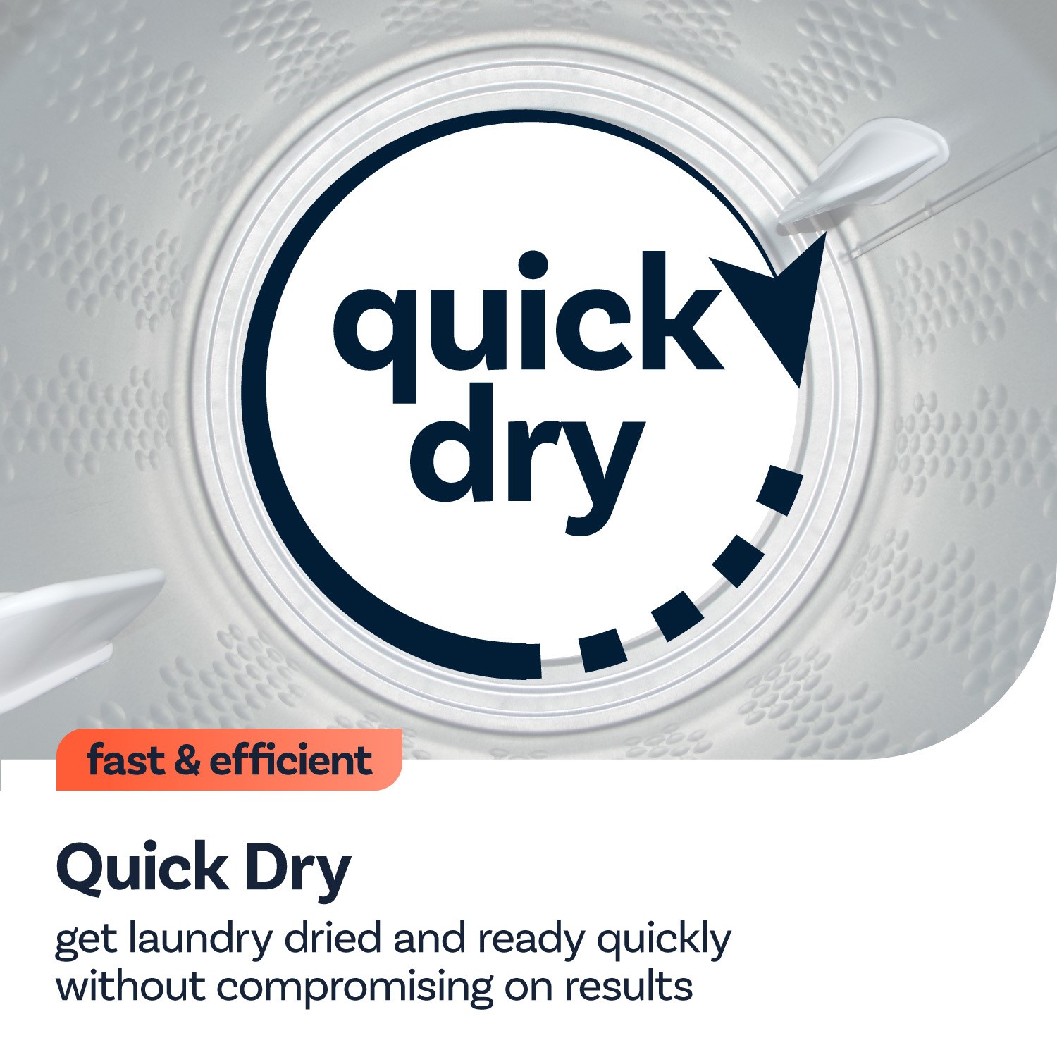 Refurbished electriQ EIQFSTD7 Freestanding Vented 7KG Tumble Dryer White electriQ