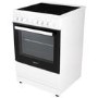 Refurbished electriQ EQEC60W1CERAMIC 60cm Electric Cooker White