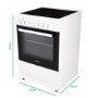 electriQ 60cm Electric Cooker - White