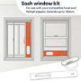 GRADE A2 - Universal Sash Window Kit for for EcoSilent10W & EcoPlus10HPW & EcoSilent12W & EcoSilent14W