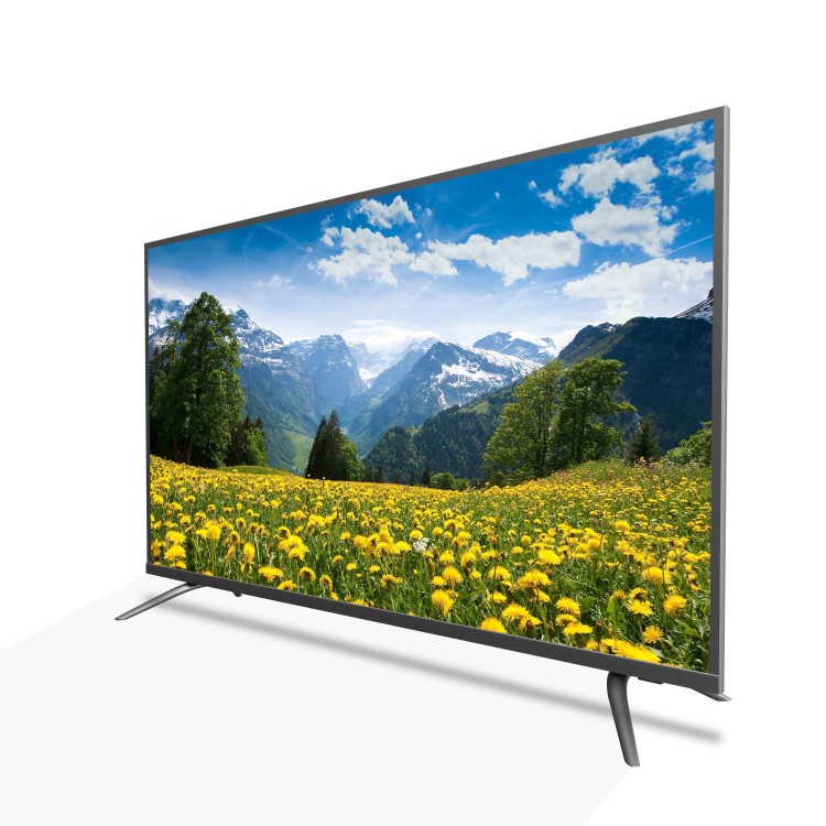 Refurbished electriQ 50" 4K Ultra HD LED Freeview HD Smart Android TV without Stand
