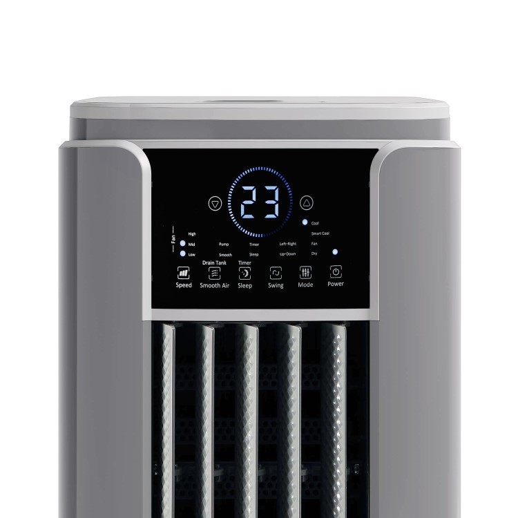 Refurbished electriQ SupremeCool 8000 BTU Quiet Portable Air Conditioner No Remote
