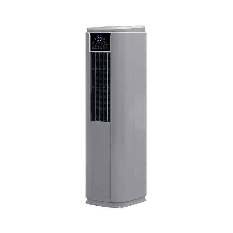 Refurbished electriQ SupremeCool 14000 BTU Quiet Smart Portable Air Conditioner with Heat Pump No Remote