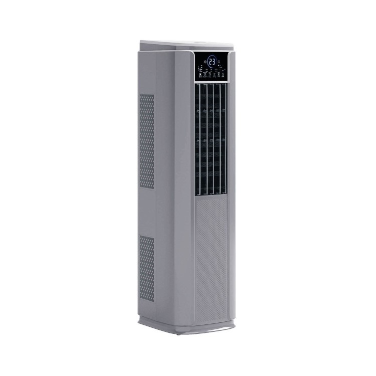 Refurbished electriQ SupremeCool 14000 BTU Quiet Smart Portable Air Conditioner with Heat Pump No Remote