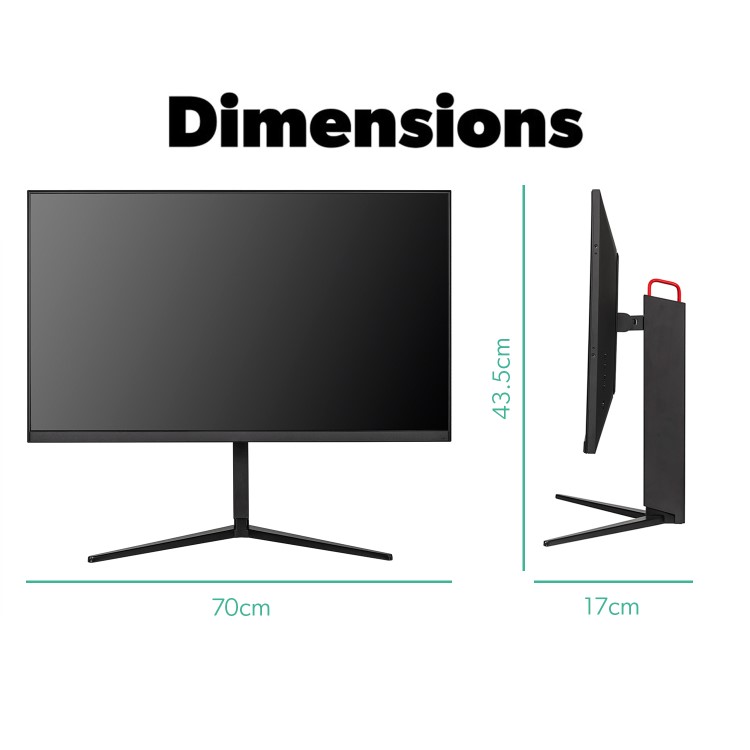 Refurbished electriQ 27" 4K UHD 144Hz 1ms USB-C Monitor