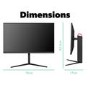 Refurbished electriQ 27" 4K UHD 144Hz 1ms USB-C Monitor
