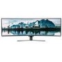 Refurbished electriQ 49" Double FHD HDR QLED Super UltraWide FreeSync Curved Monitor