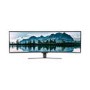GRADE A2 - electriQ 49" QLED Double Full HD Super UltraWide FreeSync Curved Monitor 