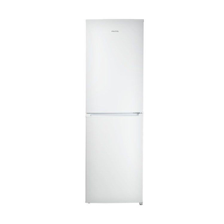 Refurbished electriQ 231 Litre Freestanding Fridge Freezer 50/50 Split Frost Free 55cm Wide - White