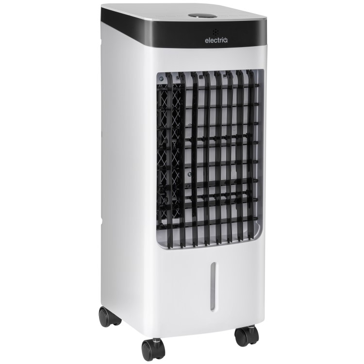 electriQ 4L ECO Air Cooler with Built-In Air Purifier and Humidifier - with free ice pack