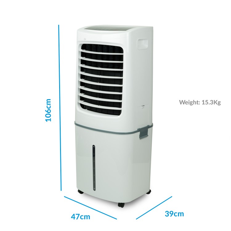 GRADE A2 - 50L Evaporative Air Cooler and Antibacterial Air Purifier for areas up to 70 sqm