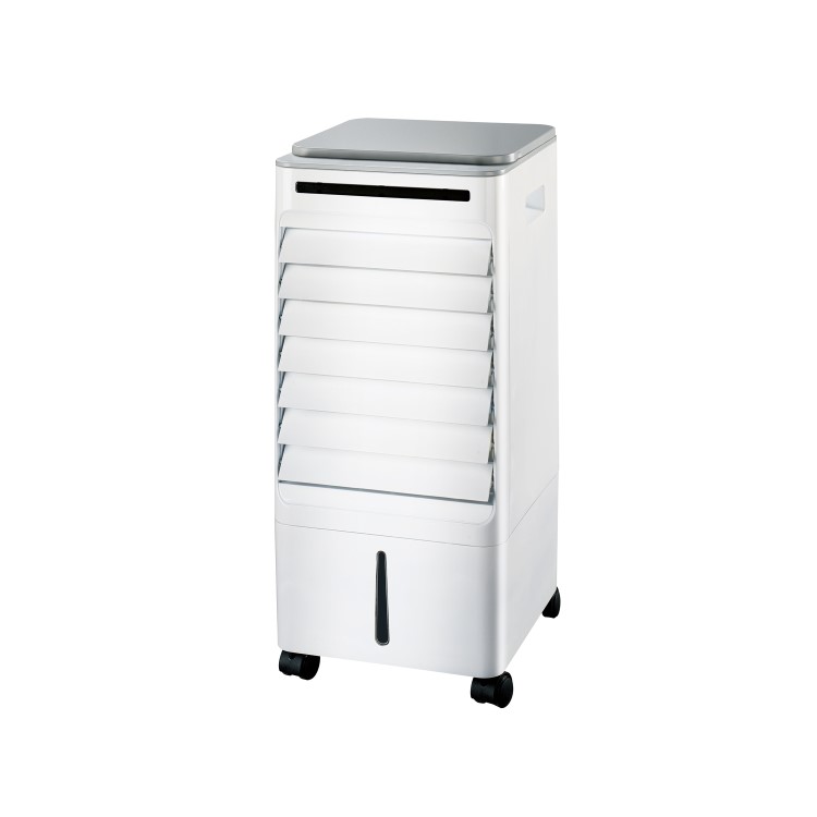 GRADE A1 - electriQ Slimline ECO 6L Air Cooler with built-in Air Purifier and Humidifier - with 2 free ice packs