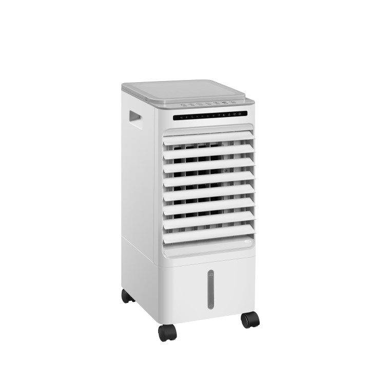 GRADE A1 - electriQ Slimline ECO 6L Air Cooler with built-in Air Purifier and Humidifier - with 2 free ice packs