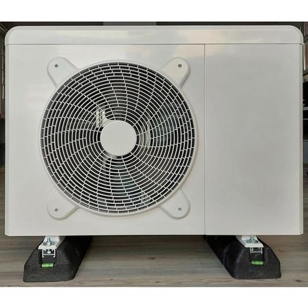 ACBFS600AR  Anti-Vibration Noise Reduction Rubber Floor Stand Feet Set of 2 for Air Conditioner Unit / Heat Pump up to 400 kg 600mm length 95mm height