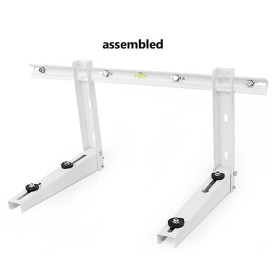 Wall Mount Brackets for Split Air Conditioner Outdoor Units in Neutral Cream - Supporting up to 140kg