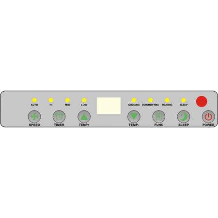 GRADE A1 - Special Venting Kit with Wired Remote and Indoor Controls for Airflex Air Conditioners