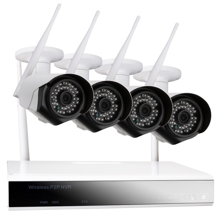 Box Opened electriQ 4 Camera 1080p HD Wifi CCTV System with 1TB Hard Drive