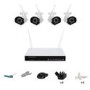 Box Opened electriQ 4 Camera 1080p HD Wifi CCTV System with 1TB Hard Drive